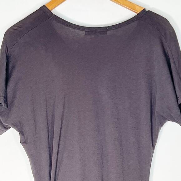 Front Row Shop Grey Twist-front Tee T-shirt Shirt Dress - Picture 8 of 12